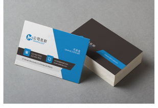 藍(lán)白簡(jiǎn)約大氣公司名片設(shè)計(jì)模板 專業(yè)商業(yè)服務(wù)首選